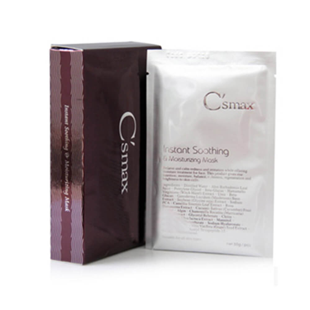 C’SMAX Instant Soothing & Moisturizing Mask (Box)